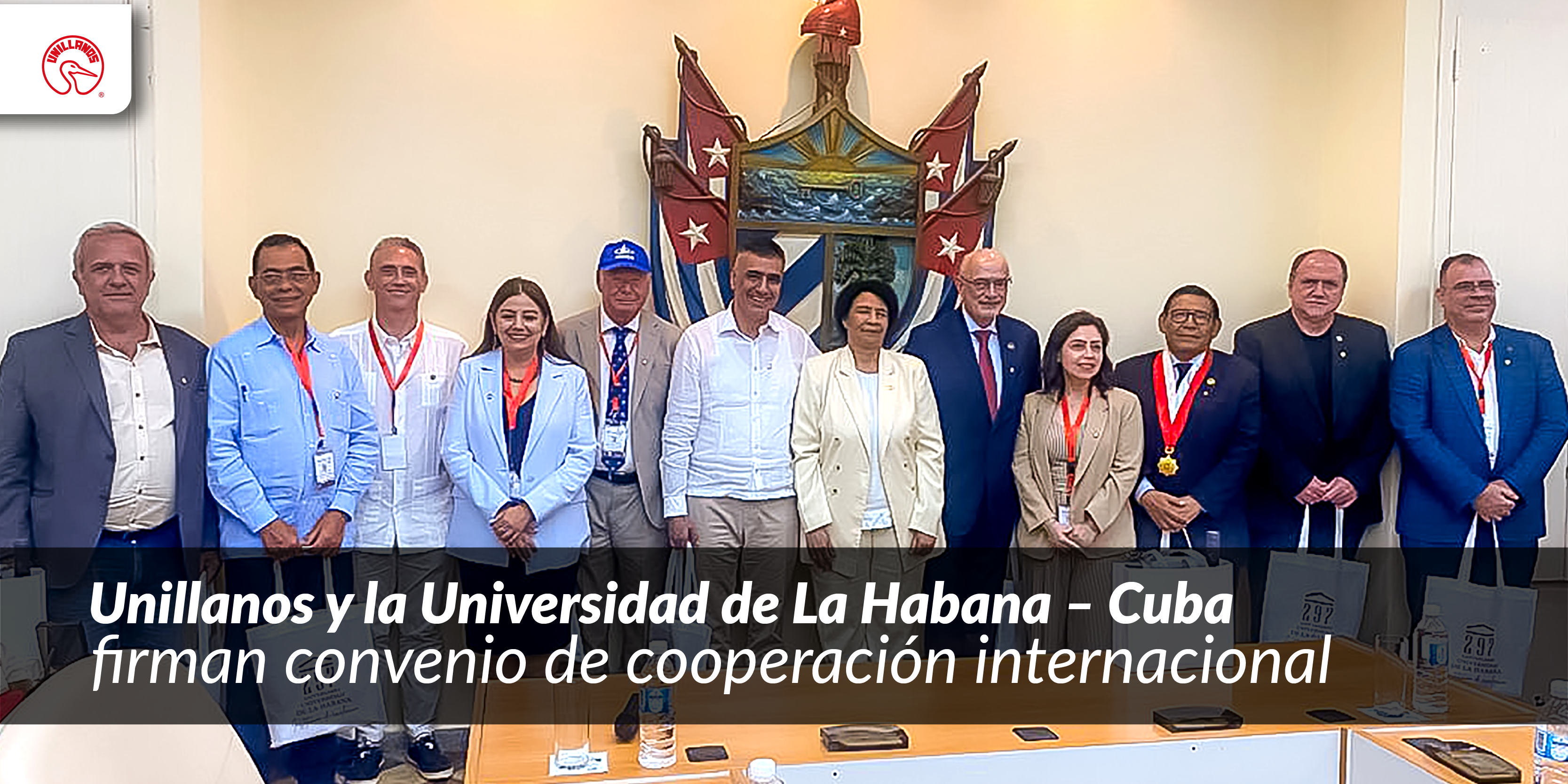 Unillanos y la Universidad de La Habana – Cuba firman convenio de cooperación internacional 