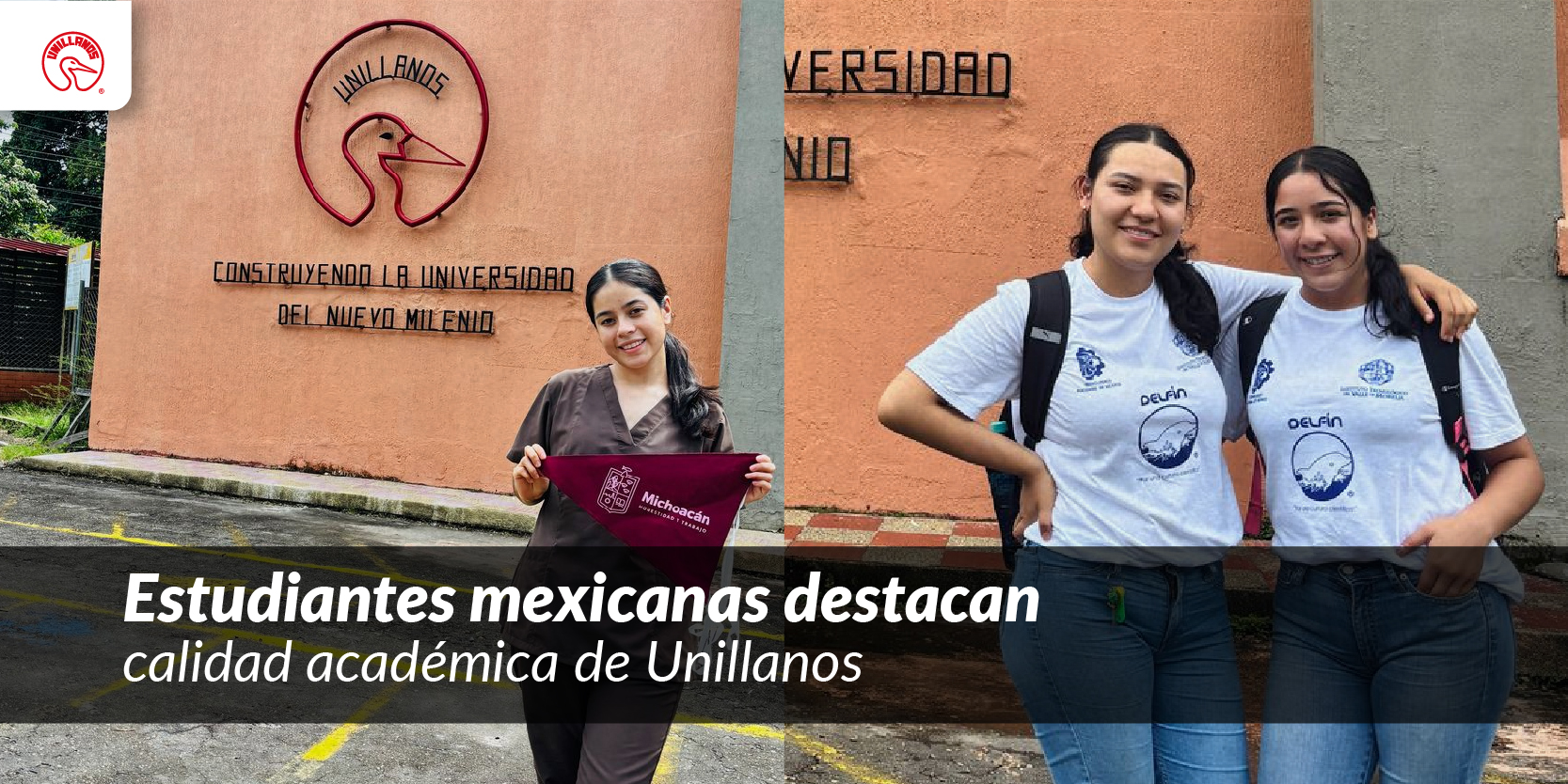 Estudiantes mexicanas destacan calidad académica de Unillanos 